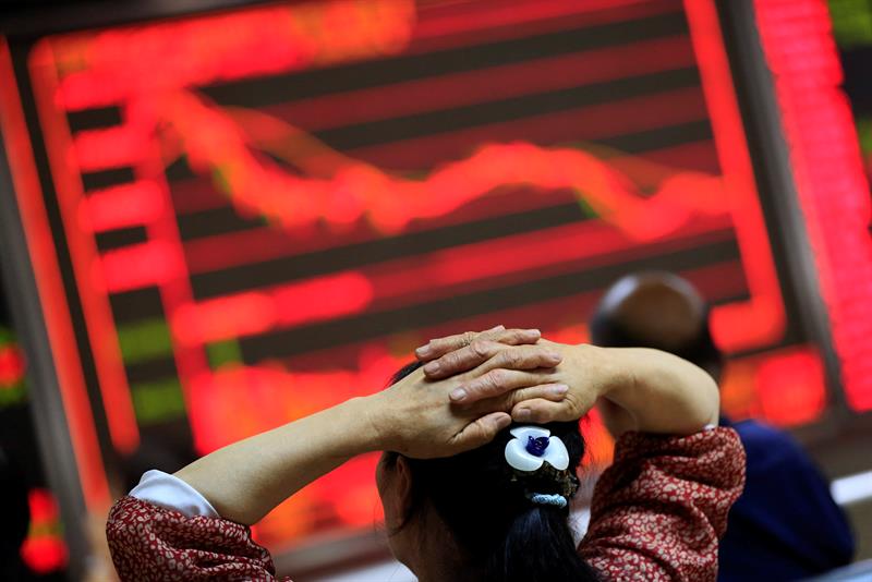  A Bolsa de Valores de Xangai abre em vermelho e perde 0,44%